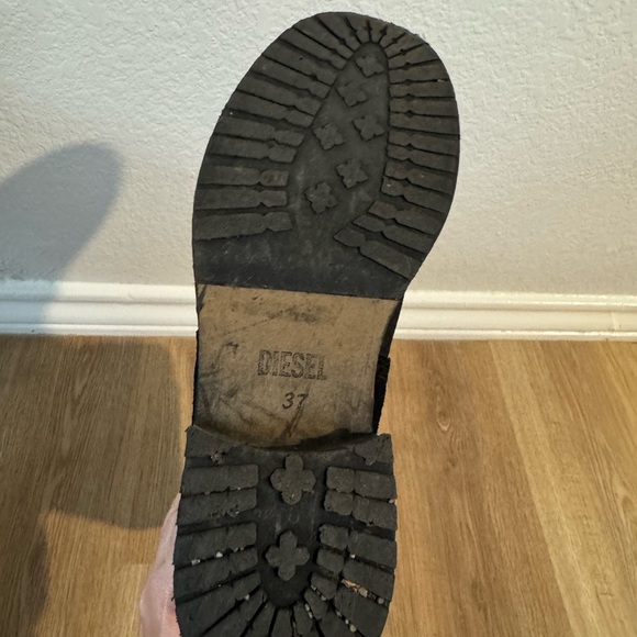 Diesel Black Combat & Moto Boots - Picture 3 of 3